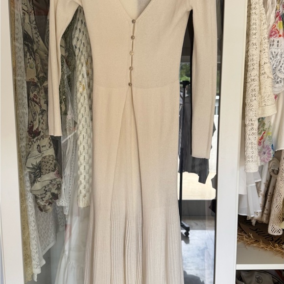 Sandro Elegant Cream Long Sleeve cardigan - Picture 1 of 3